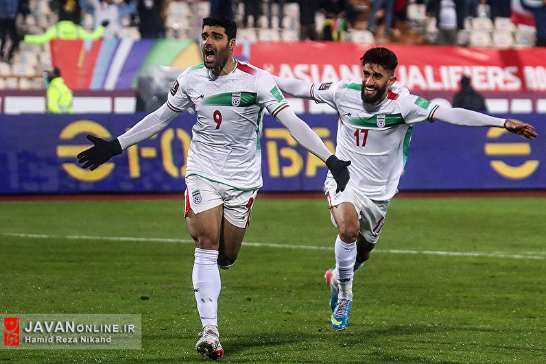 دیدار تیمهای فوتبال ایران و عراق