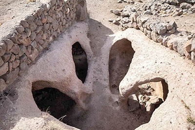 مرموزترین روستای زیرخاکی/ ۱۴۵ خانه زیرزمینی دفن شده